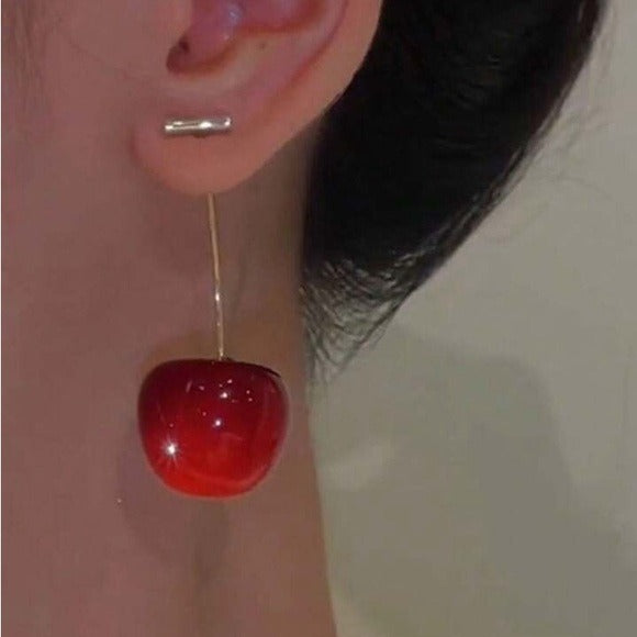 Cherry Drop Earrings