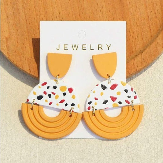 Cute Yellow Drop Earrings